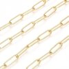 4404 Złoty łańcuszek pozłacany 14k do wyrobu biżuterii 50cm